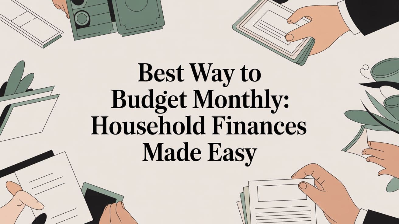 Best Way to Budget Monthly: Household Finances Made Easy