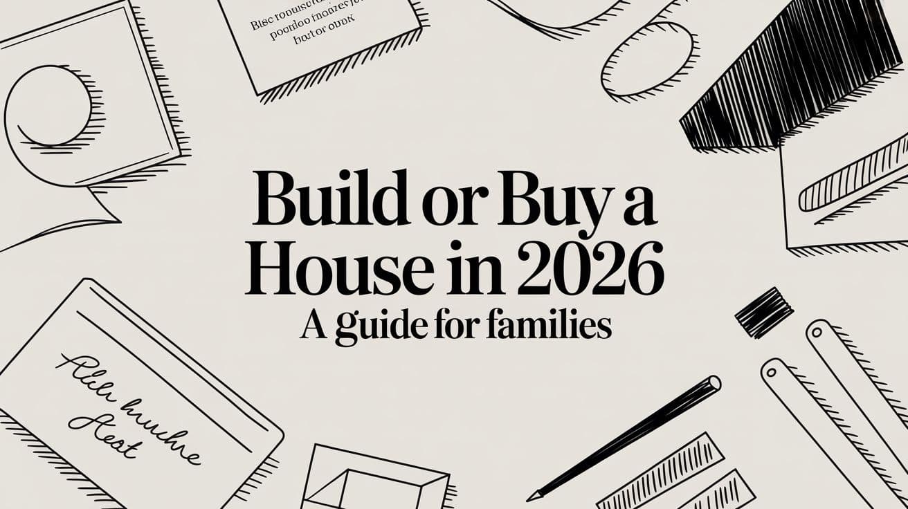 Build or Buy a House in 2026 A Guide for Families