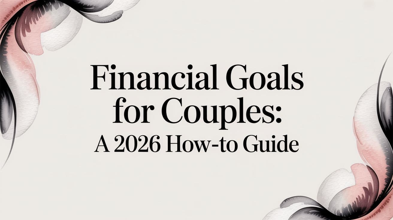 Financial Goals for Couples: A 2026 How-To Guide