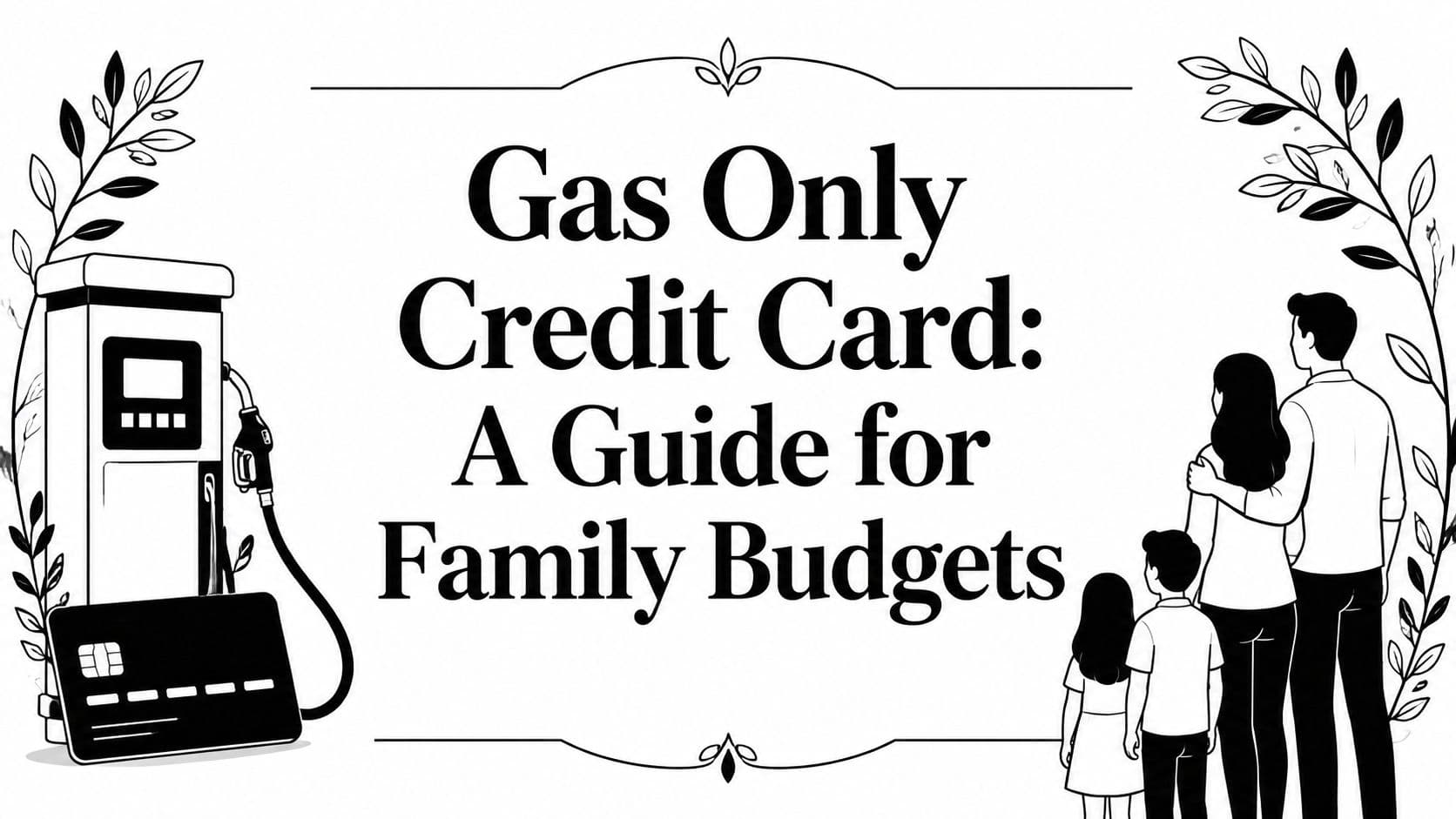 Gas Only Credit Card: A Guide for Family Budgets