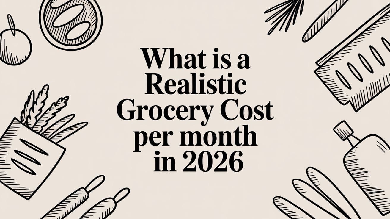 What Is a Realistic Grocery Cost Per Month in 2026