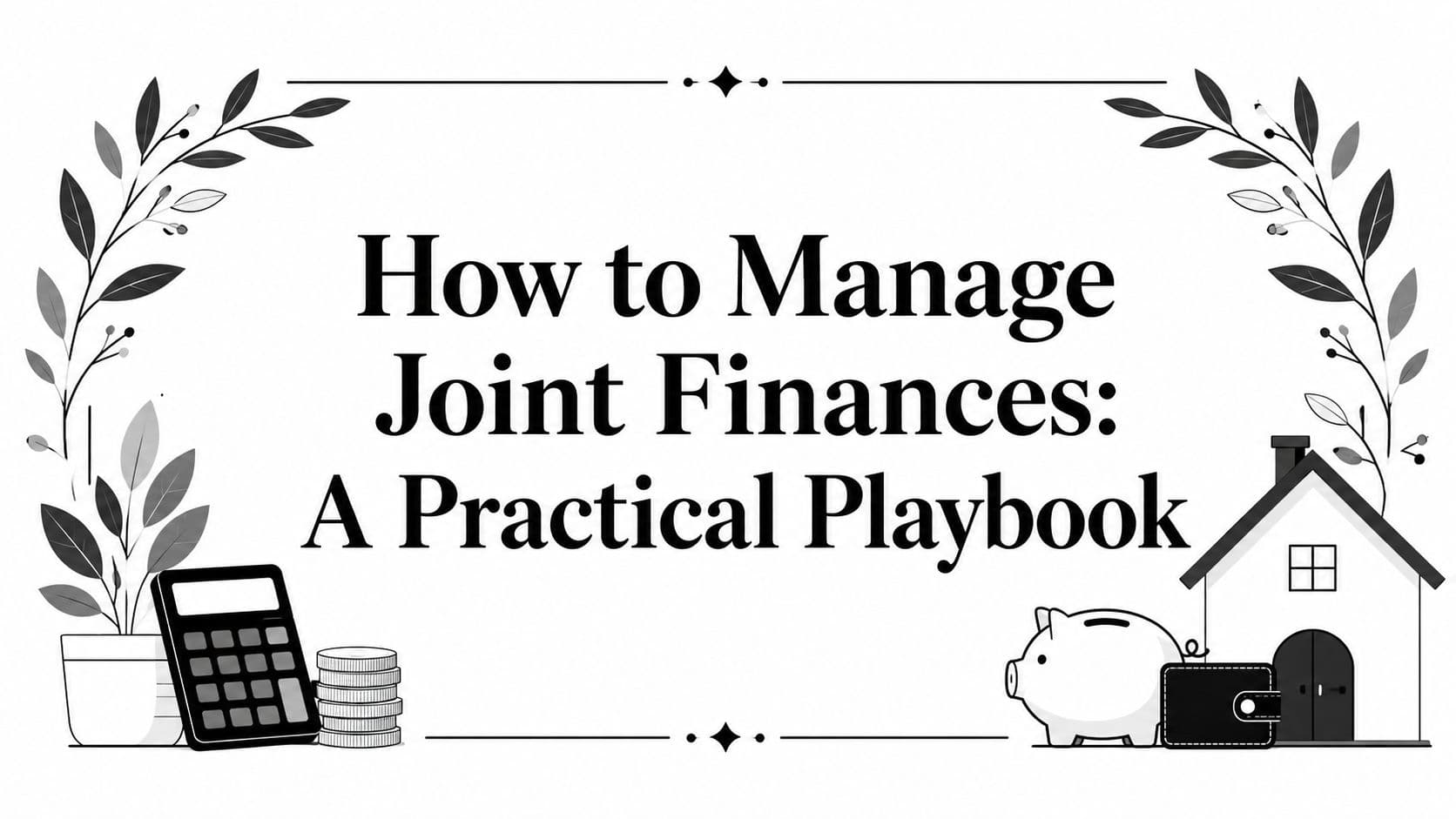 How to Manage Joint Finances: A Practical Playbook