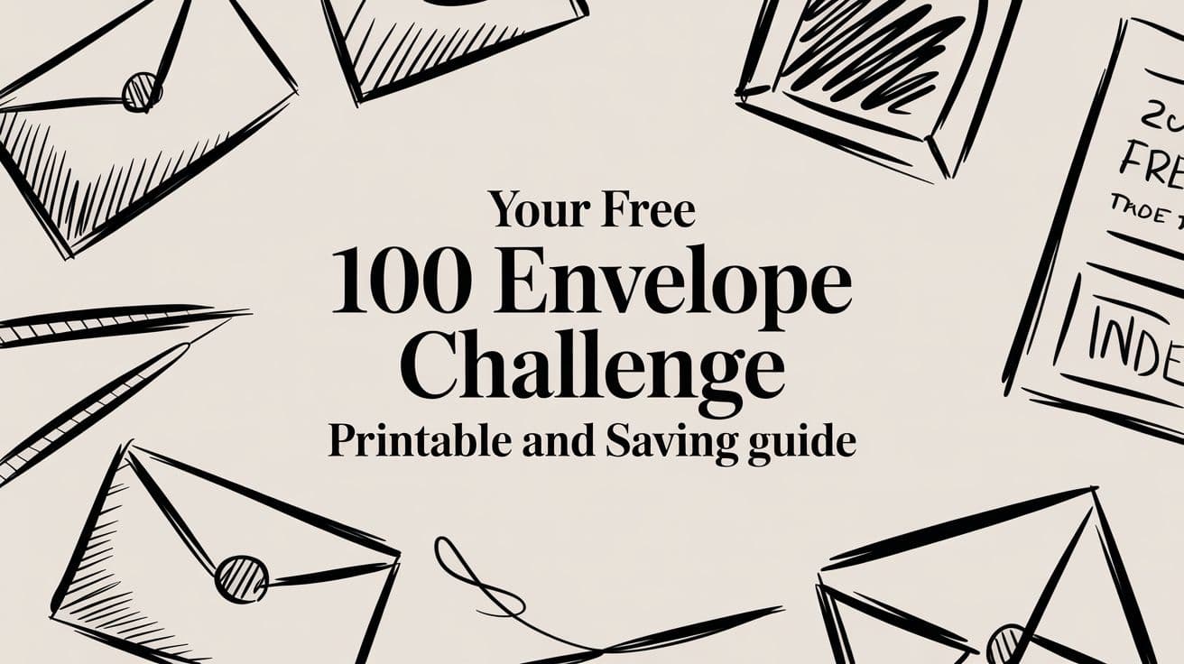 Your Free 100 Envelope Challenge Printable And Saving Guide