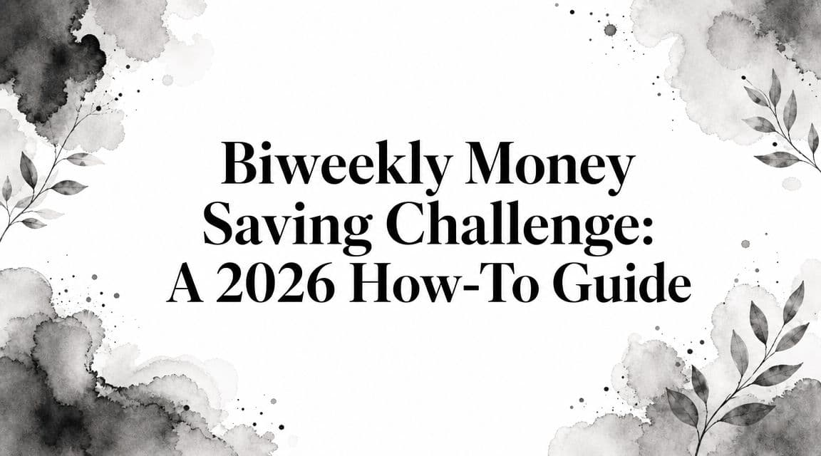 Biweekly Money Saving Challenge: A 2026 How-To Guide