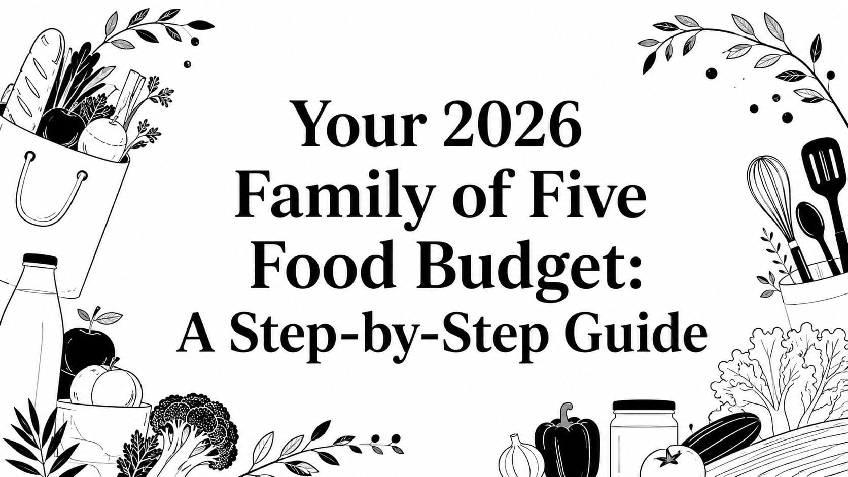 Your 2026 Family of Five Food Budget: A Step-by-Step Guide