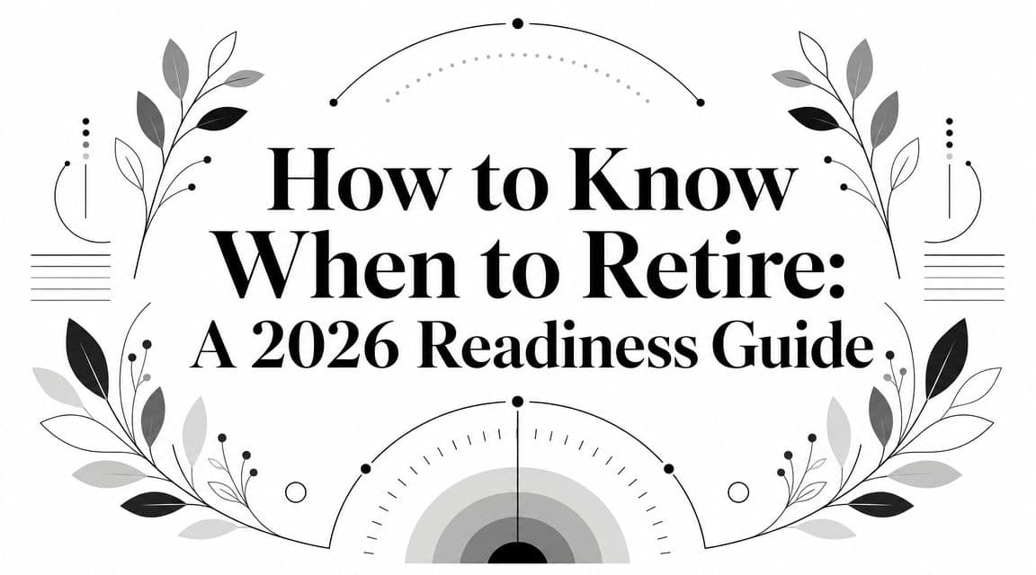 How to Know When to Retire: A 2026 Readiness Guide