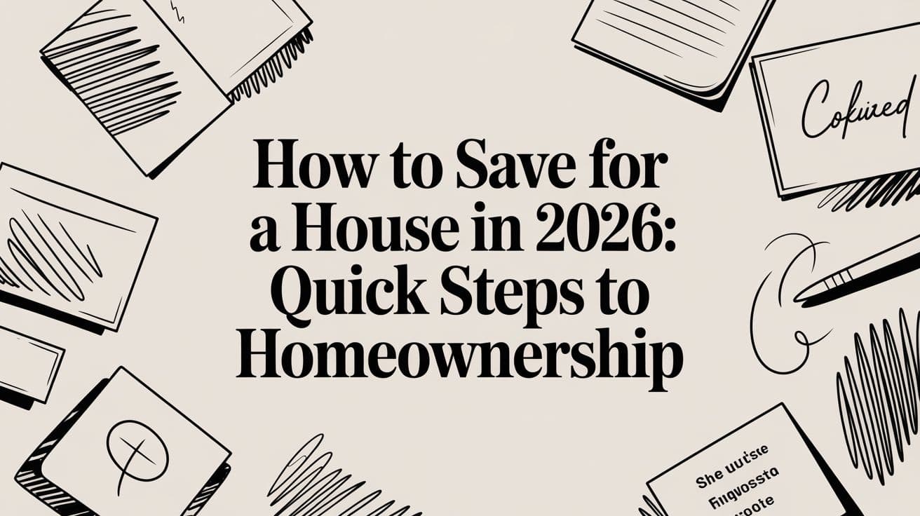How to Save for a House in 2026: Quick Steps to Homeownership