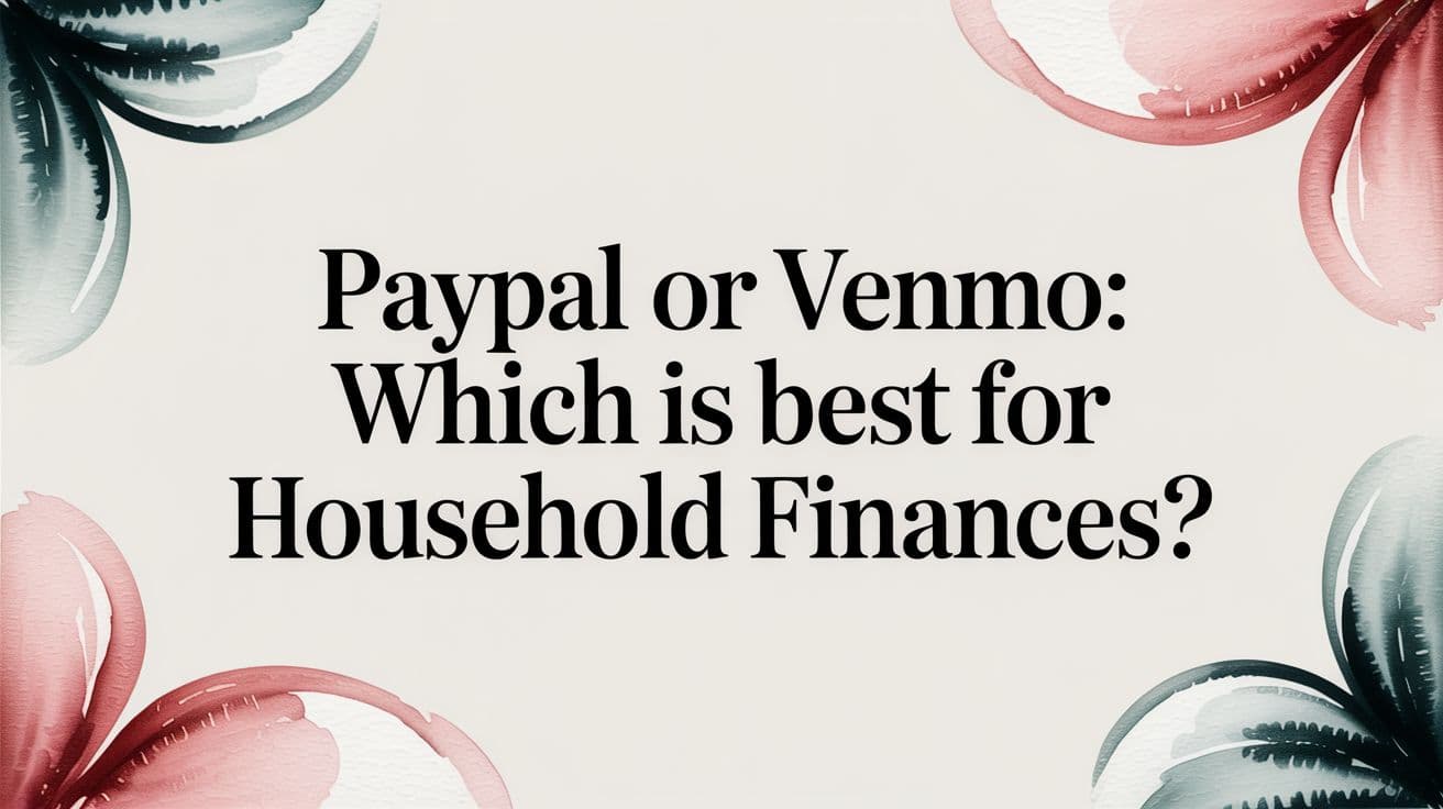 PayPal or Venmo: Which Is Best for Household Finances?