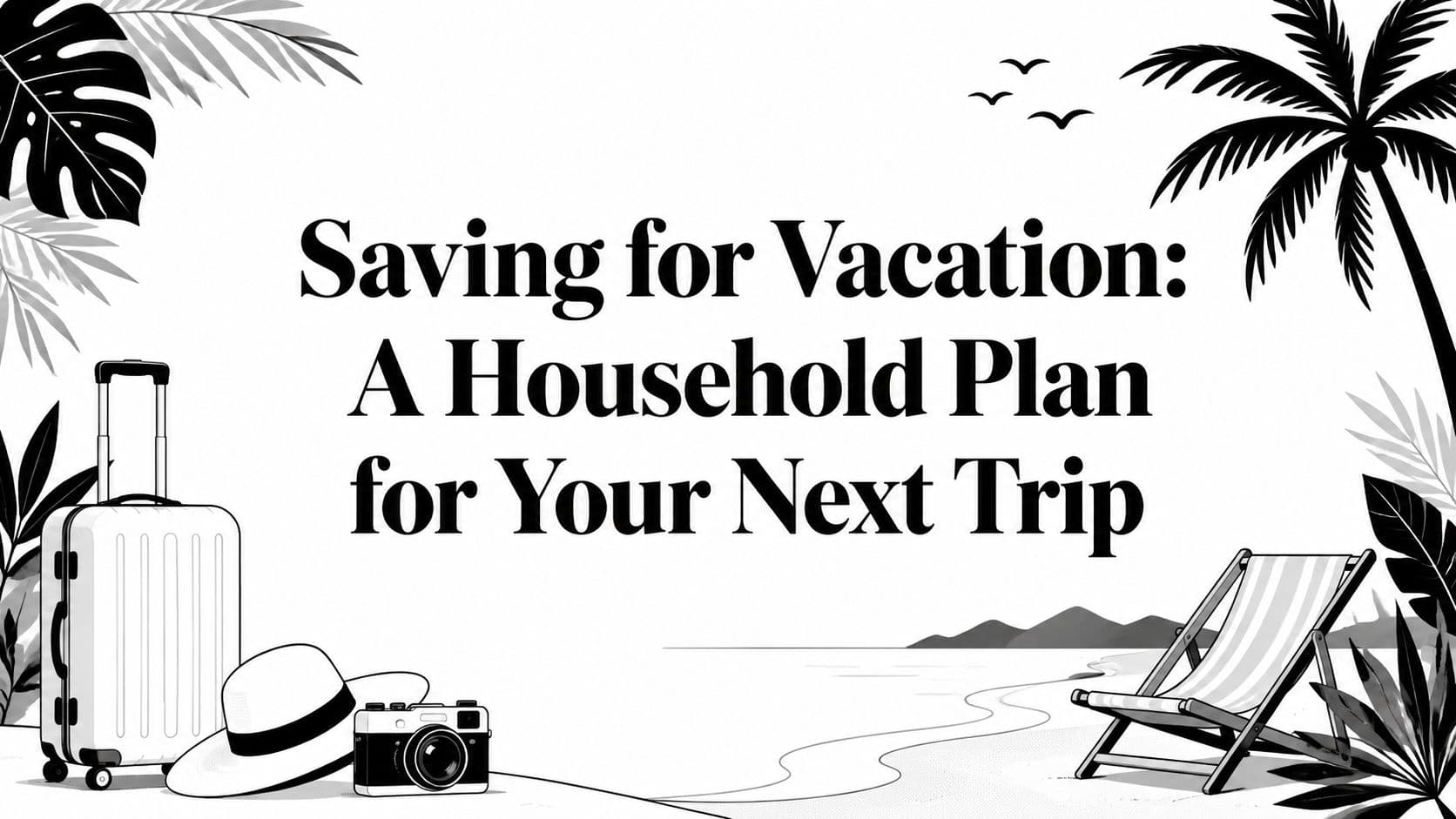 Saving for Vacation: A Household Plan for Your Next Trip